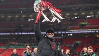 「彼はマシーン」 120分奮闘の遠藤航をクロップ監督も激賛！ タイトルにも「獲得したトロフィーで最も特別」