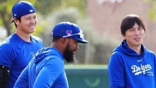 水原通訳が「ムキムキになりそう」　大谷翔平に対抗？…本業以外での“献身”が話題