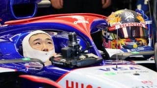 角田裕毅が初テストで「う〜ん」と難しい顔　ニューマシンで走ってみた３日間の正直な感想