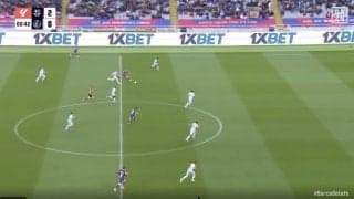 嘘ばかり書くマスコミは黙っとけ！ 「ヤバすぎる」「これは神」20メートル“爆走ドリブル”→美しいパス連携からスーパーゴールが炸裂した瞬間　バルサの天才が鬱憤を晴らす圧巻プレー