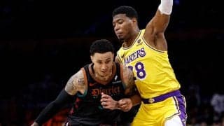 レイカーズ、八村塁の“古巣”ウィザーズとの延長戦を制し2連勝