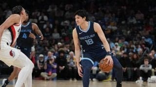 グリズリーズがブレイザーズに敗戦…渡邊雄太は約17分の出場