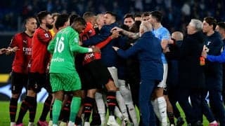 大乱闘が勃発！12年ぶりの“退場３人”で大荒れ→試合後にラツィオとミランの選手が取っ組み合い…主審には「スキャンダラス」「全てを誤った」「恥ずべき男」など批判殺到