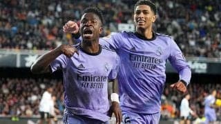 因縁のメスタージャでヴィニシウスがドブレーテ、マドリーが2点差を追いつきバレンシアにドロー【ラ・リーガ】