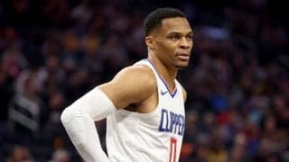 クリッパーズで今季フル出場していたラッセル・ウェストブルックが左手骨折で戦線離脱