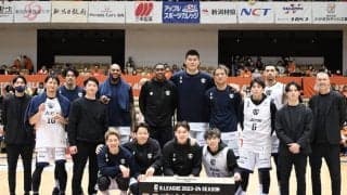 アルティーリ千葉が2年連続の東地区優勝を決める…新潟の猛追を振り切って16連勝