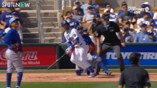 「投げる哲学者」もびっくり 今永昇太、メジャー初被弾はレフト最上段に消える…本人もマウンド上で「あー、行った！」