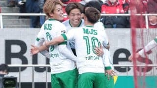 「強かった」と語る浦和の2CB相手に難しい体勢でのJ1初ゴール、東京V・木村勇大はパリ五輪よりも「コンスタントに結果を残す」を意識