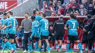 フリンポン&グリマルドの両翼弾でレバークーゼンが10人ケルンに勝利、バイエルンとの勝ち点差は10に拡大【ブンデスリーガ】