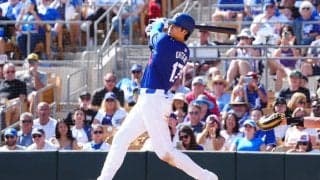大谷翔平、3打数3安打2打点の大暴れ　7打席連続出塁…OP戦は驚異の打率.714、OPS2.207