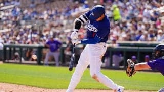 大谷翔平、あと少しでHRの大飛球　実況「行ったと思った」…思わず“確信”も快足三塁打