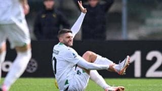 ベラルディがサッスオーロ＆イタリア代表に痛手のアキレス腱断裂か…復帰戦で負傷交代