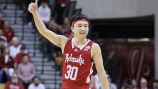 富永啓生がホーム最終戦でゲームハイの18得点…ネブラスカ大のファンへ勝利を届ける