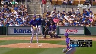 大谷翔平の打球音に地元ファンも大興奮！“ほぼ本塁打”の当たりに口を開けて驚く人が続出