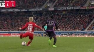 市場価値が急上昇！堂安律が王者・バイエルンをビビらせた圧巻プレーを炸裂した瞬間　世界最速レベルのDFを一瞬で抜きさった“神ステップ”