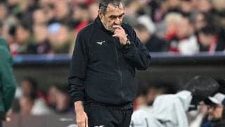 敵地で力の差を見せつけられCL敗退のラツィオ…サッリ監督「2失点目まではチャンスがあったが…」