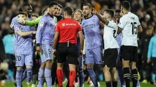 「レッドカードは間違いだ」審判への猛抗議で退場のベリンガムをアンチェロッティ監督は改めて擁護「誰も侮辱していない」