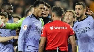 不可解な判定に激怒のベリンガムが2試合出場停止処分＆罰金、レアルにも罰金処分