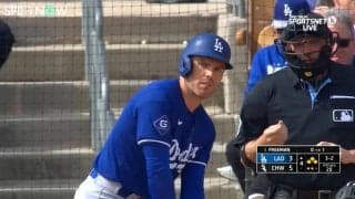 もう迂闊に歩かせられない…大谷翔平、ストレート四球の直後にフリーマンが衝撃満塁弾 超強烈「MVPトリオ」の怖さが植え付けられた瞬間