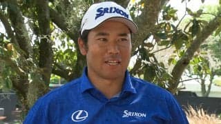 初日5アンダーの松山英樹、「貯金ができたので明日同じようなプレーができるように」