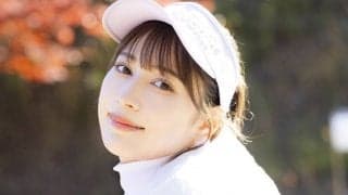 雪平莉左が朝イチのティーショットで完璧な一打 打つ前にどんな素振りをしたのか