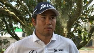 松山英樹が首位タイに浮上「17ホールはほぼ痛みなくできた」