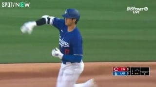 大谷翔平、あと一伸びで待望HR…\"量産\"に向けて最終調整中 6度目実戦で入念なスイング＆角度確認