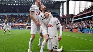 トップ4争うシックスポインターはスパーズが4発圧勝！　ソン1G2Aなどで10人ビラを敵地で粉砕【プレミアリーグ】