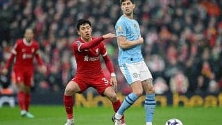 遠藤航フル出場のリバプールvsシティは白熱ドロー決着…三つ巴の熾烈優勝争いはアーセナルが首位浮上【プレミアリーグ】