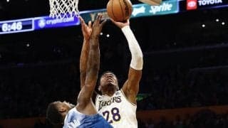 二枚看板が躍動したレイカーズがウルブズを撃破…八村塁は3戦連続2ケタの15得点