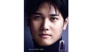 大谷翔平が表参道をジャック　コーセーの広告に2年連続登場…街路灯フラッグなど“一色”に