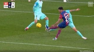 16歳で“久保建英レベルの市場価値”！ メッシの後継者が美しすぎる放物線を描く“超スーパーゴール”を炸裂した瞬間　世界が震撼！価値を証明する衝撃の一撃