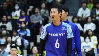 東レ男子　渡辺俊介が黒鷲旗を最後に退団することを発表