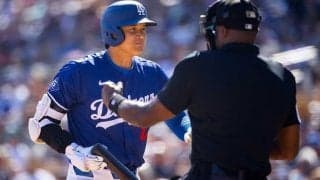 大谷翔平が「悲しそう」　“警告”実らず…打席での行動に驚き「ぼーっとしてたのかな」