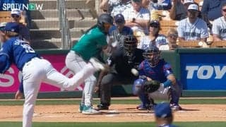 山本由伸、制球ビタビタのストレート 相手打者も\"うんざり\"リアクションで見逃し三振の瞬間