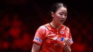 張本美和、孫穎莎相手に悔しいストレート負け　第2ゲーム以降は互角の打ち合いも“世界女王”に屈す【WTTシンガポールスマッシュ】