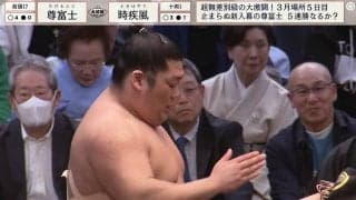 「強すぎるわ」新入幕の“美脚力士”、無傷の5連勝「僧帽筋の張り方も素晴らしい」実況アナも惚れ惚れ