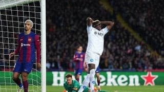 オシムヘンがバルセロナ戦で筋肉を損傷、インテル戦欠場の可能性