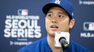 大谷翔平、日韓戦は「子どもの頃から見ていた」　妻と初めての遠征…韓国での一問一答