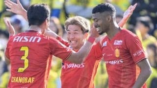 「今まで見たことない」「すごい珍しい」J1名古屋が試合前のウォーミングアップで行った“まさかの練習”に驚き続々……「祝勝会でも話題に上がった」の声も出た直前確認