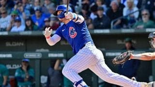 鈴木誠也が今季初の1試合2発　2号ソロで3者連発口火→特大3号2ラン、打率.440に上昇　