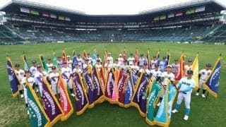 甲子園でセンバツ開会式のリハーサル、32校の選手参加　18日開幕