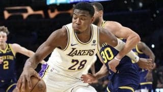 レブロンが40得点もレイカーズがウォリアーズに黒星…八村塁は5戦連続2ケタの14得点