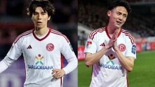 2人の“日本代表”がゴール共演！ 1G1Aで勝利に貢献した田中碧「アシストは狙い通り」、初ゴールの内野貴史は「思い切って振ったら入っちゃった」