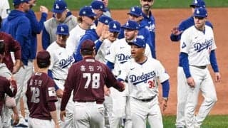 ド軍なのに「中日vs楽天にしか見えない」　親善試合で起こったシンクロ…日本ファン混乱