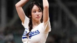 ド軍戦に登場した韓国人女優に「彼女は何者？」　米国でも注目、素性知りたいファン続出