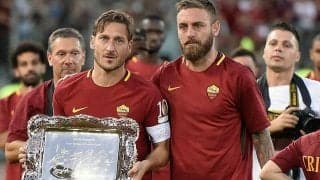 トッティが後輩デ・ロッシの手腕を称賛！　ペッレグリーニの奮闘ぶりにも目を細める