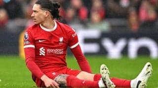 ヌニェスがハムストリングの問題で代表離脱、リバプールにとって懸念も重傷は回避か