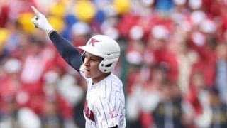 新基準バット「芯に当たれば」1号放った豊川・モイセエフ　センバツ