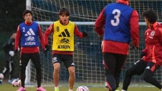 日本代表が北朝鮮戦に向けてトレーニング！ 試合2日前で公開時にピッチに出てきたのは13名